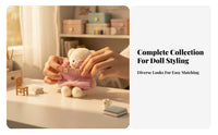 10cm Doll Outfit Handmade Doll Overalls Cute Designs Soft Toy Suspender Trousers for Hobbyists