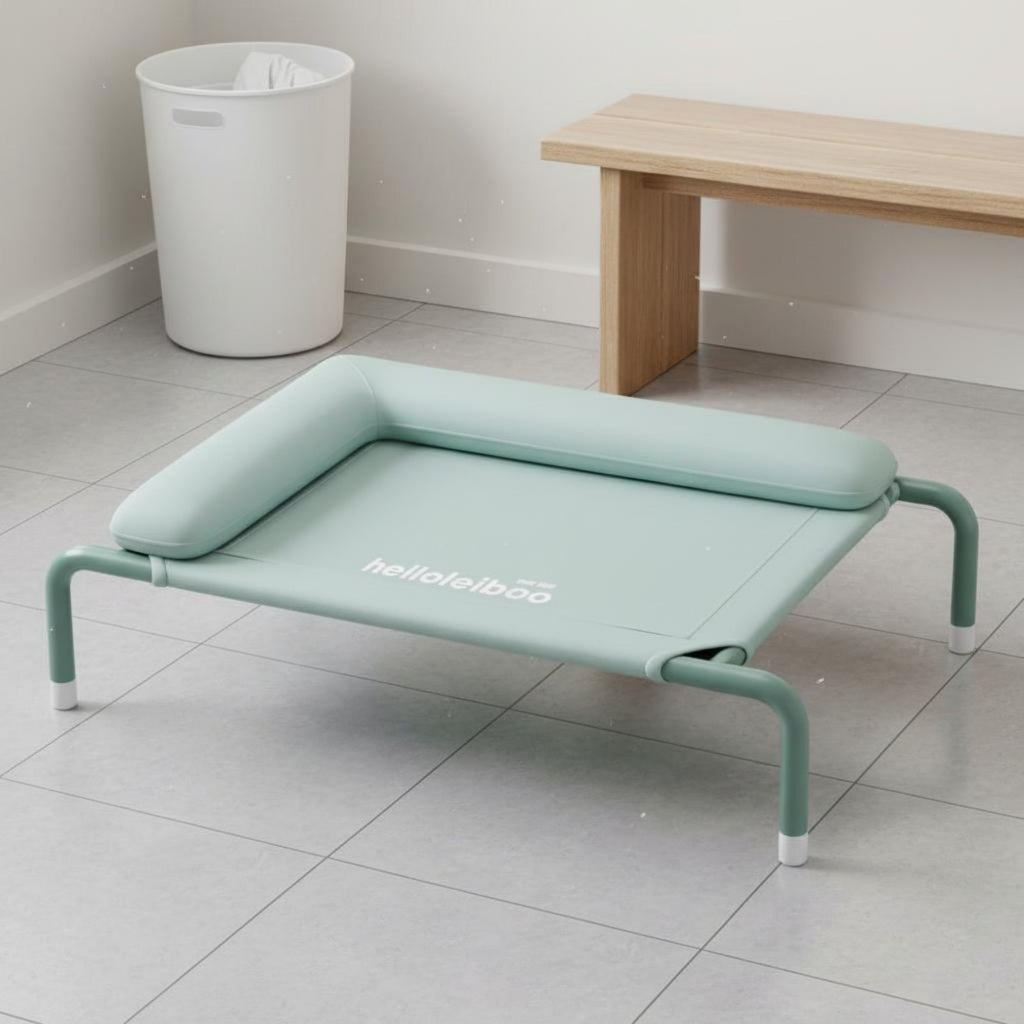 Removable Washable Elevated Dog Bed Easy to Clean Portable Pet Cot Bed Breathable Strong Load Bearing for Indoor
