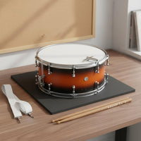 Marching Snare Drum Stainless Steel Rims 14 Inch Snare Drum Construction Percussion Instrument for Students