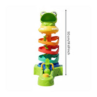 Frog Track Toy Hand-Eye Coordination Rotating Ball Track Game for Young Children