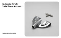 Long-Lasting Metal Drum Claw Hook Easy Installation Bass Drum Claw Shiny Finish Percussion Accessory for Drummers, Musicians, Band Members, Live Performance, Music Practice, Recording Studio