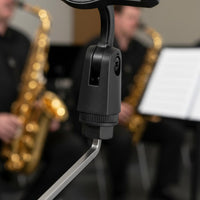 Saxophone Phone Holder Hands-Unrestricted Alto Baritone Saxophone Phone Holder Alto Sax Lyre Mount Adjustable View Secure