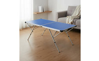 Folding Table Tennis Table Space Saving Athletic Gear Carry Handle for Children