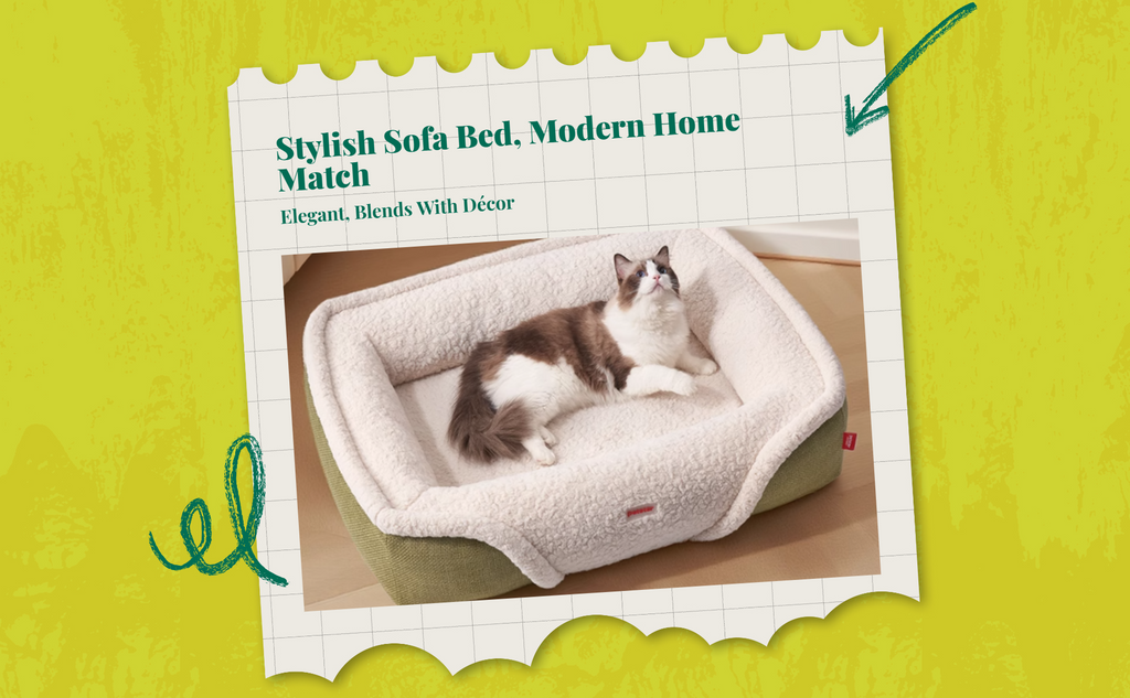 Plush dog bed with removable cover