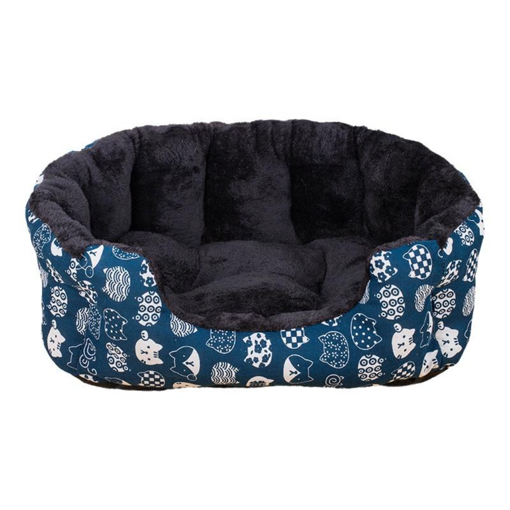 Cartoon Cat Bed Dog Mat Winter Warm Pet Bed PP Multi-Scene Use