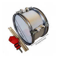 Kids Snare Drum Lightweight 8-Inch Toy Drum for School Band, Beginners