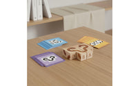 Double-Sided Card Game Interactive Learning Wooden Thinking Blocks Educational