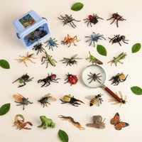 26 Pieces Solid Model Set Textured Surface Realistic Figurine Animal Figure for Kids