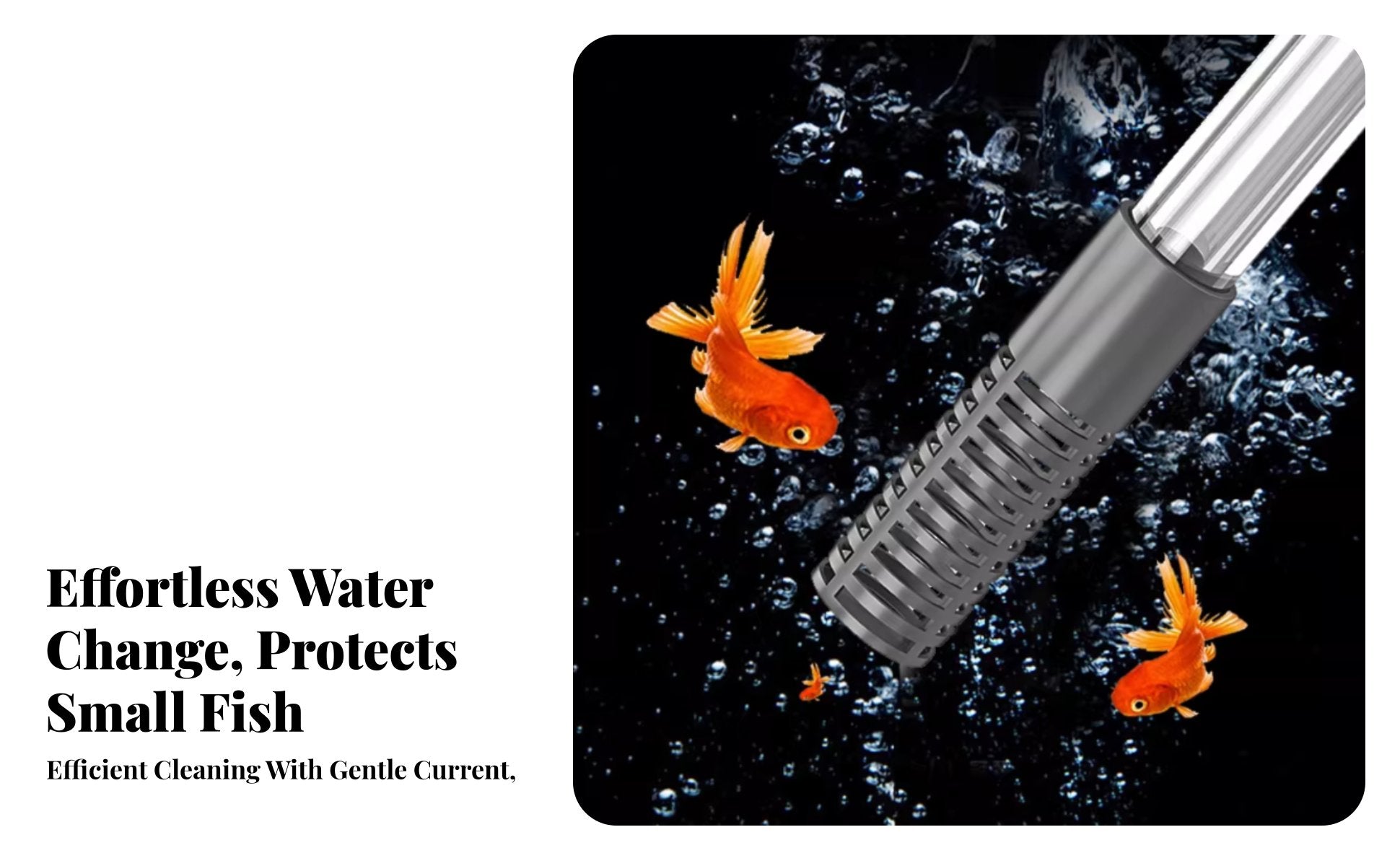 Multi-Functional Cleaning Aquatic Pet Aquarium Gravel Vacuum Easy to Use Manual Aquarium Siphon Lightweight for Pet Owners, Hobbyists, Home