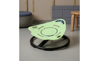 Spaceship Swivel Chair Rounded Edges Therapeutic Seat Circular Design