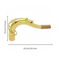 Tenor Sax Neck Brass Tenor Saxophone Neck Airtight for Practice