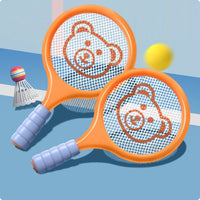 Parent Child Play Racket Set Lightweight Junior Badminton Racket Kit Easy Grip