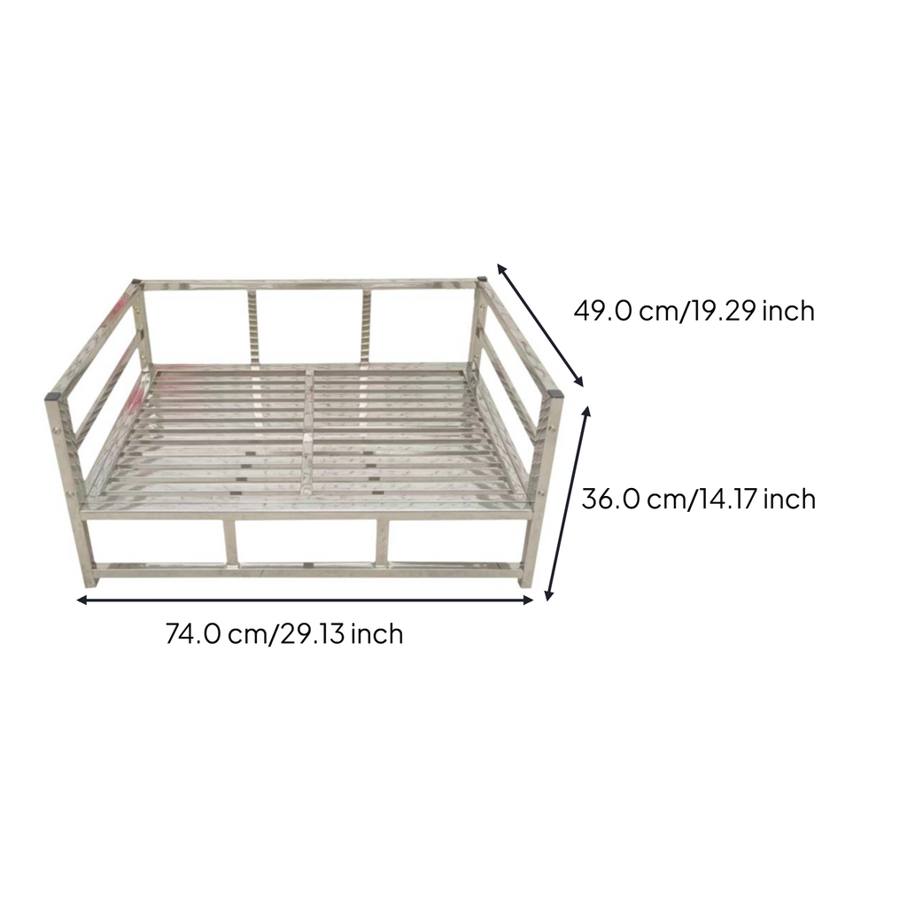 Stainless steel dog bed mesh