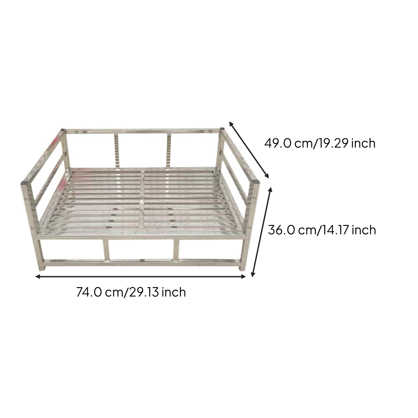 Stainless steel dog bed mesh