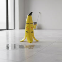 Wet Floor Sign Foldable Caution Wet Floor Sign Indoor and Outdoor Use for Office
