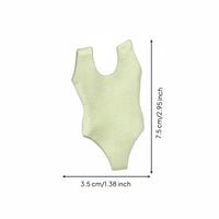 1/12 Scale Single-Piece Swimsuit High-Leg Cut Female Action Figure Bodysuit Sleeveless 6 Inch Figure Swimsuit for Customizers, Hobbyists