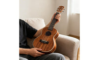 23 Inch Ukulele Bound Edges Beginner Ukulele Easy to Tune for Beginners