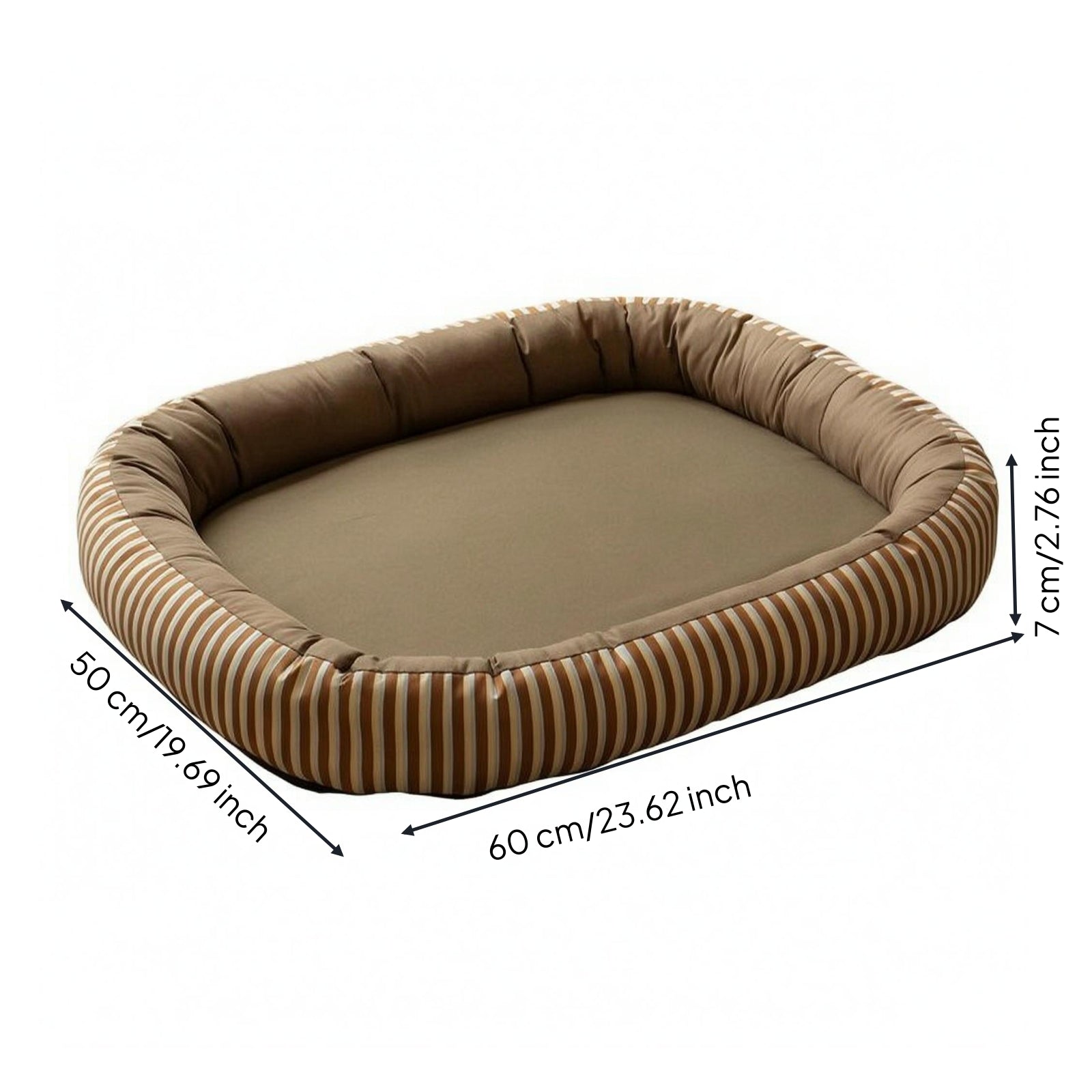 Nest-Style Pet Bed Padded Pet Cushion Splash-Resistant for Dogs, Cats