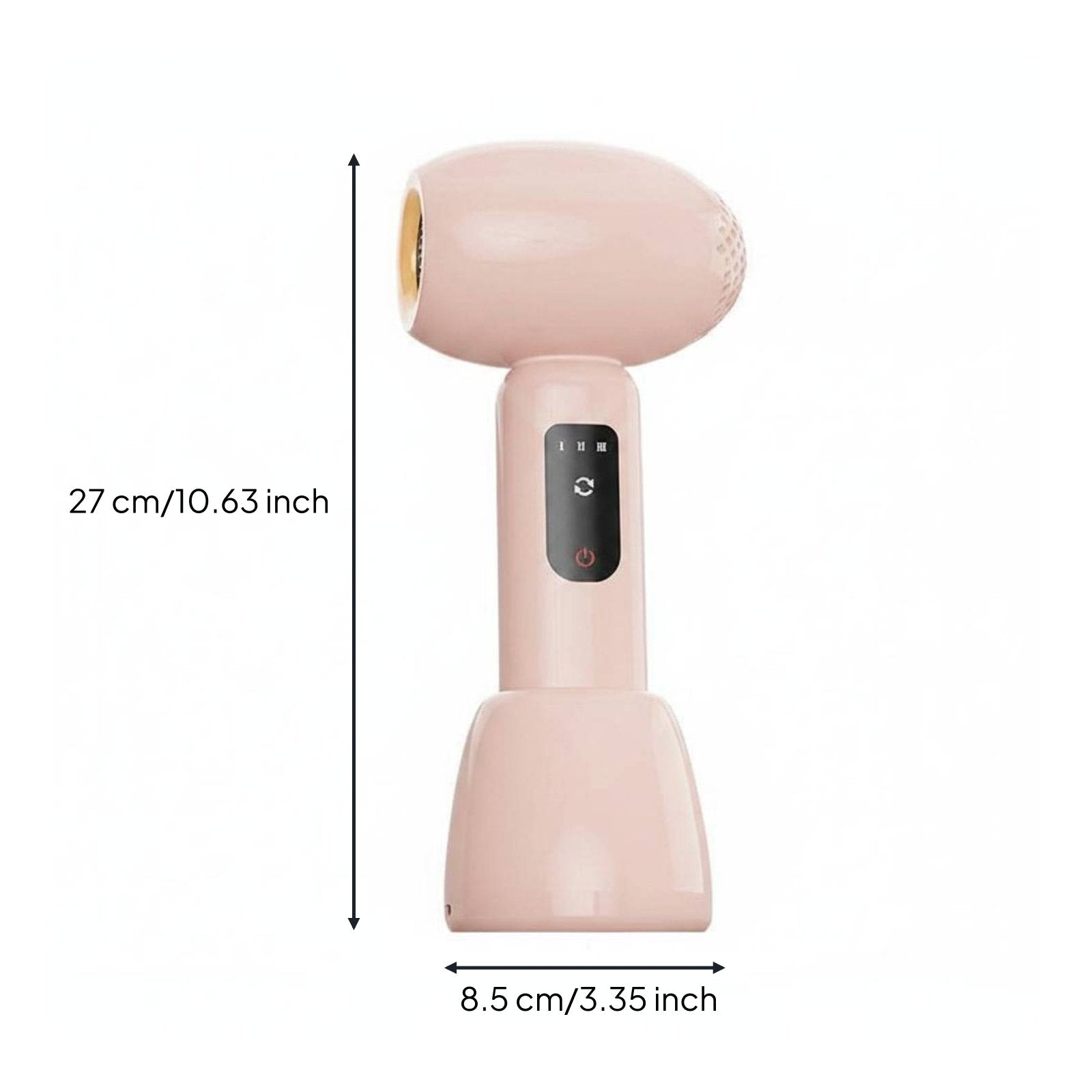 Baby Hair Dryer Quiet Cordless Hair Dryer Battery Powered for Home, Travel, Kids