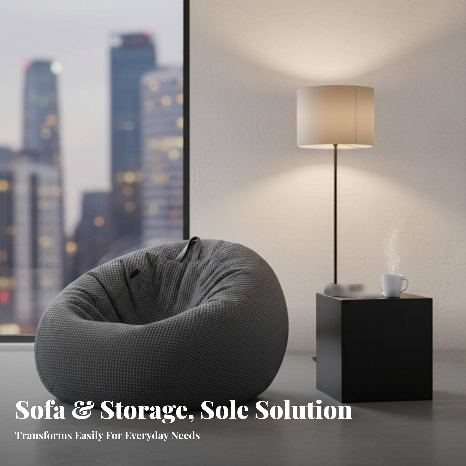 adaptable Lounger Removable and cleanable Cover creatureShaped Plush Chair Space-Saving Skingentle for Parents, Living Room