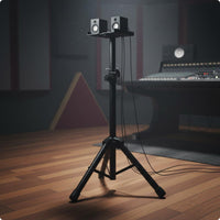 Studio Speaker Stand Heavy Duty Floor Speaker Stand Non-Slip Pad Pair of Speakers Stands for Professionals, Audio Room