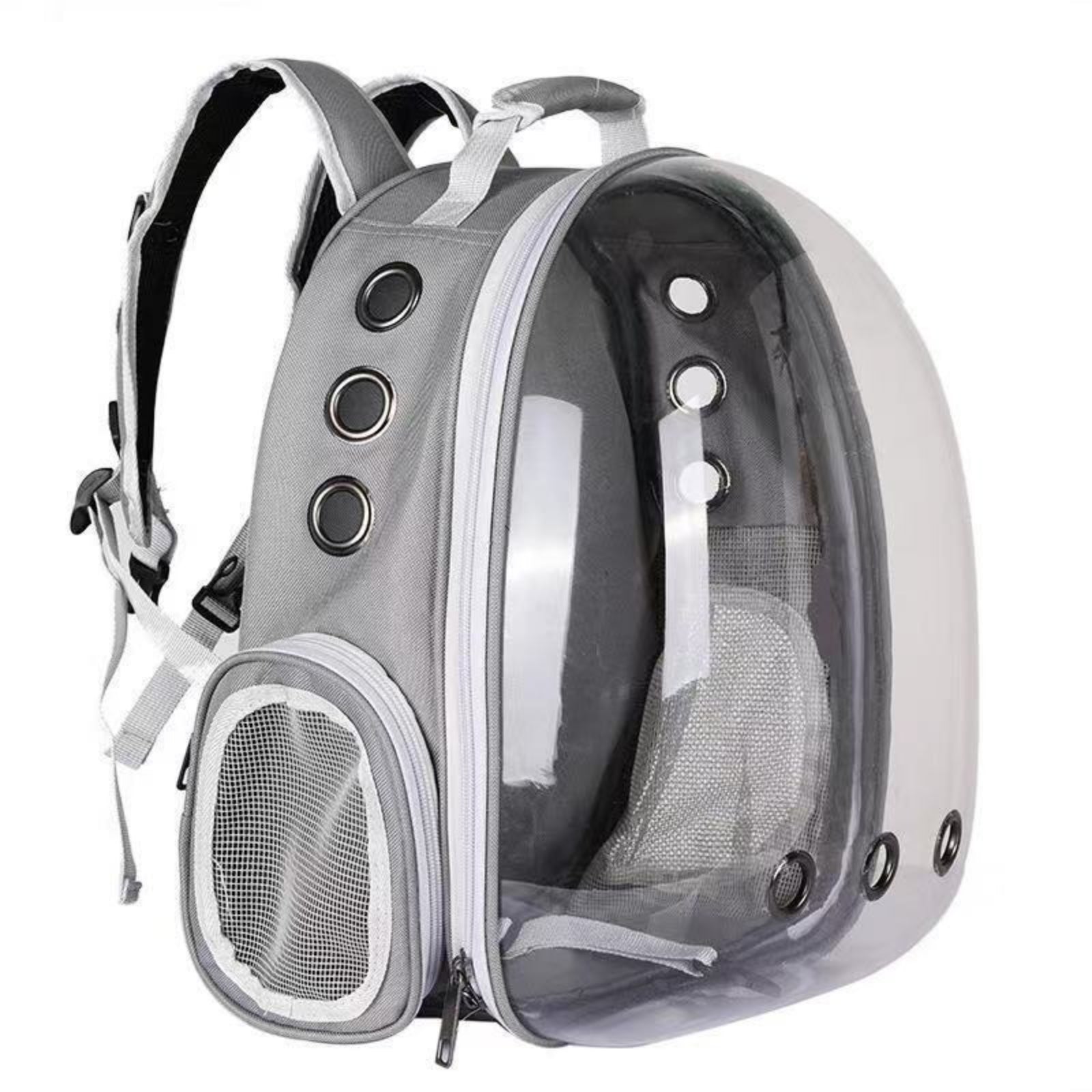 Bubble Cat Backpack Adjustable Straps Cat Carrier Backpack Mesh Panel