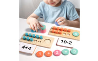 Ten-Frame Counting Toy Sturdy Counting and Math Set Place Value for Children