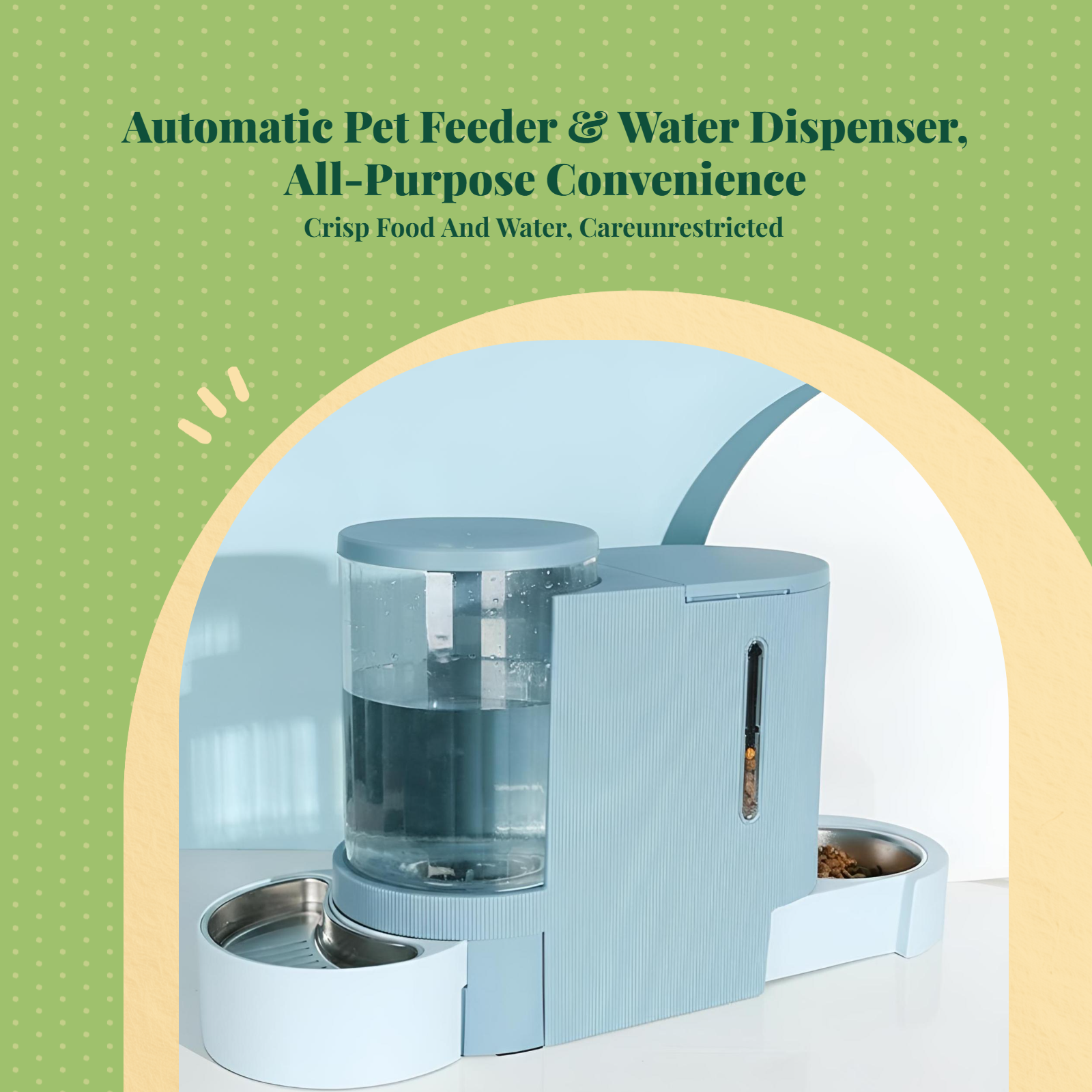 Automatic pet feeder with timer