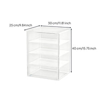 Wall Mounted Display Case Attached Door Acrylic Display Case Multi Tier