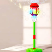 Flower-Shaped Bubble Machine Outdoor Fun Kids Toy Wireless Control for Party