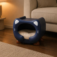 Stackable Pet Nest Space-Saving Feline-Shaped Storage Box Easy to Clean