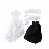 1/12 Scale Doll Dress Finely Sewn 1/12 Scale Doll Outfit Historical Period Design Miniature Apparel for Display