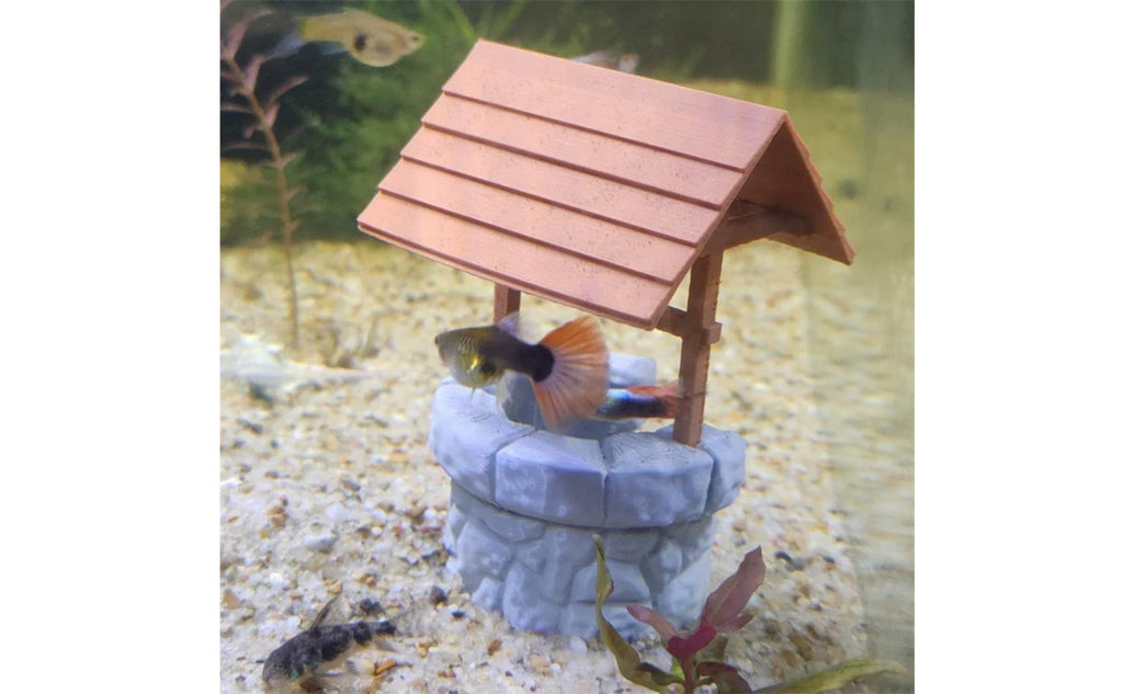 Aquarium Hideout Cave Bubble Outlet Aquarium Hiding House Plastic Material