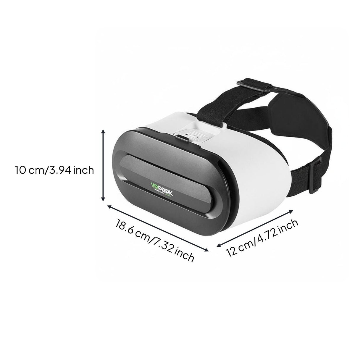Simulated Reality Glasses Panoramic View 3D VR Goggles High Resolution Lens