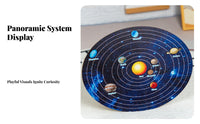 Solar System Educational Board Educational Eight Planets Learning Toy Interactive Space Exploration Board for Children, Young Children, Kindergarten