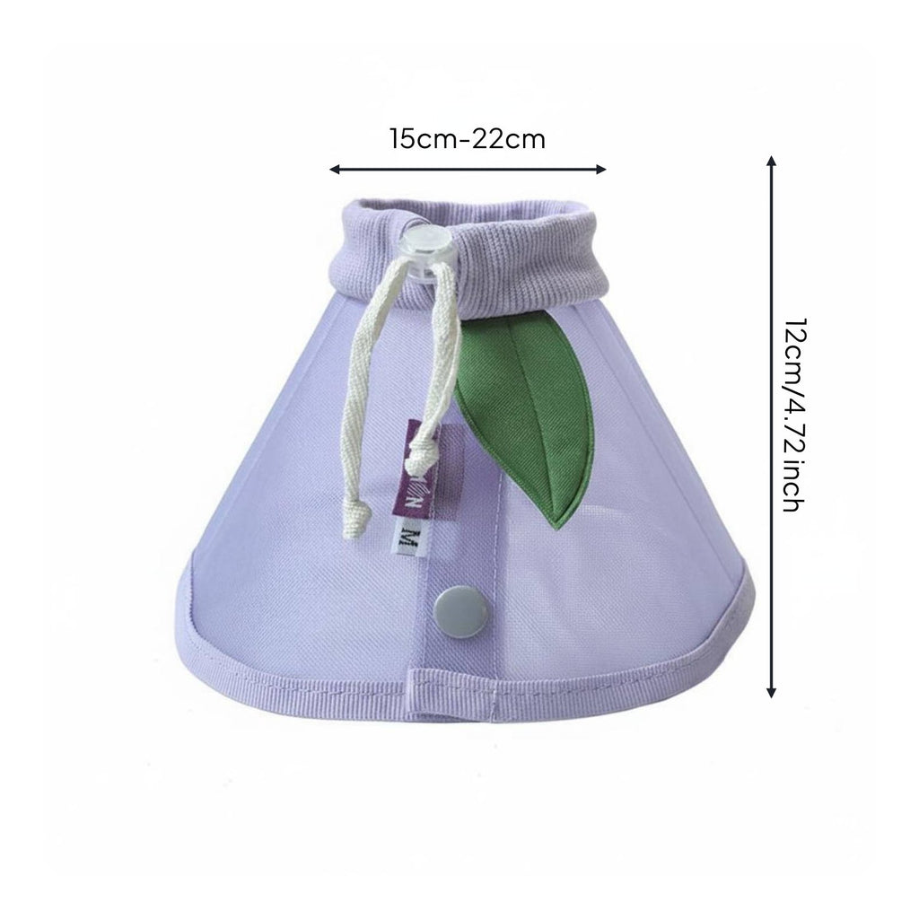 Elizabethan Collar Anti-Lick Breathable E-Collar Easy to Clean for Recovery