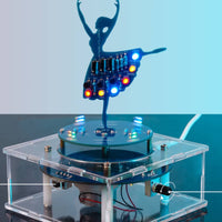 DIY Electronic Music Box USB Powered Rotating Ballerina Music Box for Hobbyists