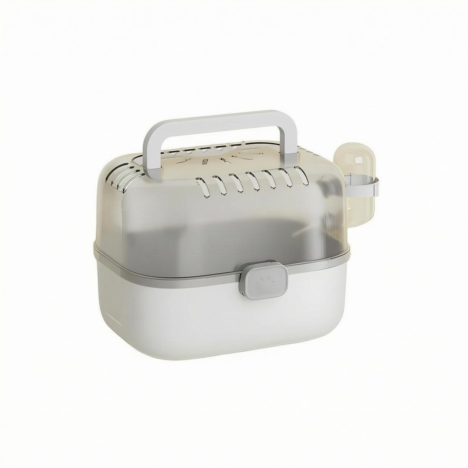 Hard-Sided Hamster Carrier Ventilated Small Animal Carry Case for Travel