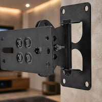 Multi Angle Design Speaker Wall Mount Home Theater Speaker Wall Bracket Easy Installation Audio Mounting Hardware Vertical and Horizontal Adjustment for KTV, Surround Sound