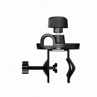 Audio Clamp Matte Black Desk Clamp Adjustable for Round Tube, Streamers