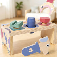 Tool Table Toy Layered Wooden Balance Toy Hand-Eye Coordination