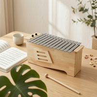 13 Tone Xylophone Tuned Keys Percussion Instrument Portable