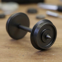 HO Scale Train Wheelset Replacement Part Metal Axle Wheel Pair Nickel Plated