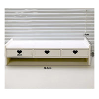 Monitor Riser with Drawers Space Saving Computer Screen Stand Organizer