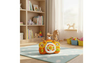 Kids Driving Simulation Toy Educational Young Child Pretend Driving Toy Shine-up Musical Steering Wheel Attachable Straps