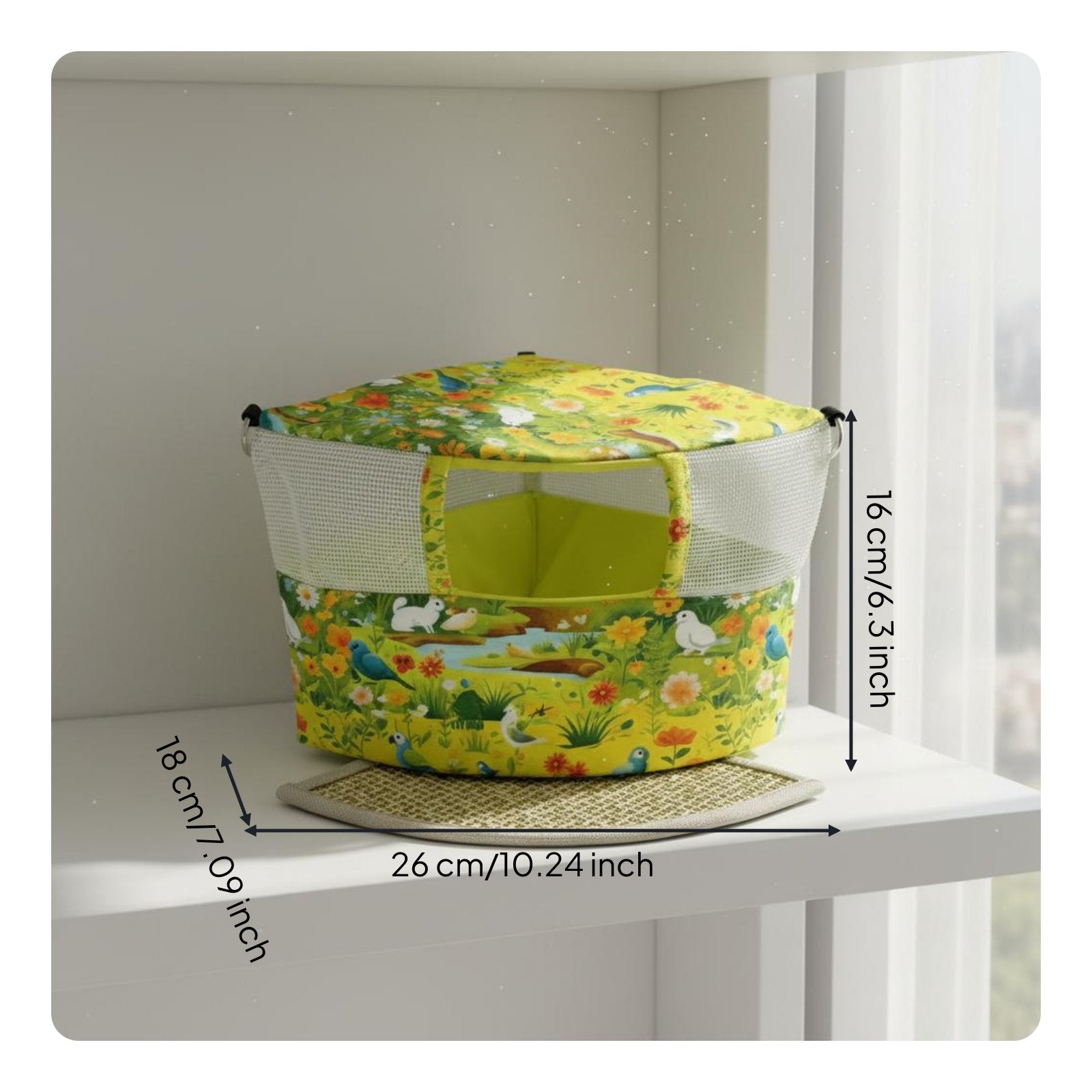 Summer Bird House Cooling Design Hanging Bird Tent Provides Security