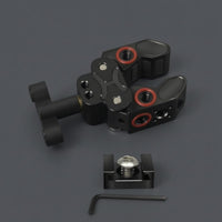 Crab-Style Clamp Mount Articulated Metal Clamp Mount Lightweight
