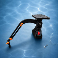 360 Degree Depth Sounder Mount Stable Transducer Bracket Long-Lasting Build