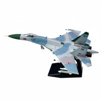 su27 Fighter Jet Model Detailed 1:100 Scale Airplane Model Diecast Alloy Fighter Plane for Collectors, Aviation Enthusiasts, Desk, Office