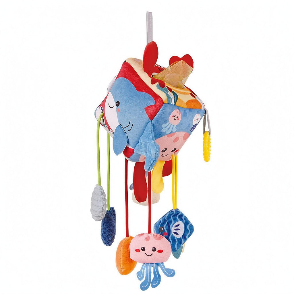 Hanging Baby Carriage Toy Padded Crib Hanging Toy Dangling Cords